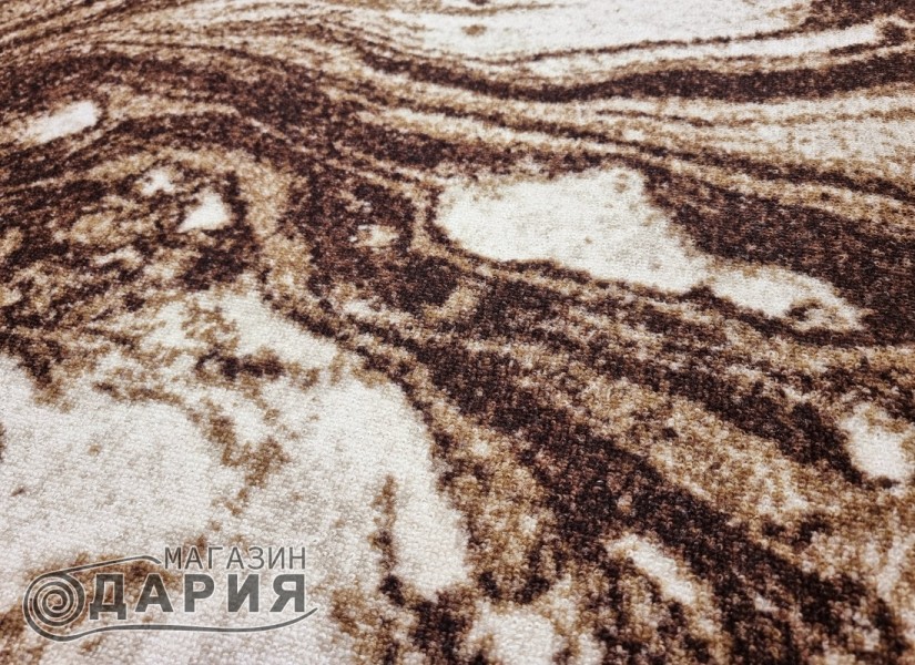 Мокетен килим ERIKA 8033 brown елипса